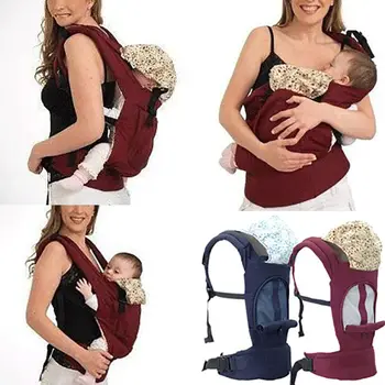 

2019 New Soft Breathable Multi-function Strap Cotton Baby Backpack Infant Baby Carrier Sling Wrap Rider