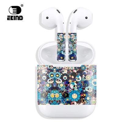 Новый выпуск защитная виниловая наклейка для наушников AirPods скины Съемная