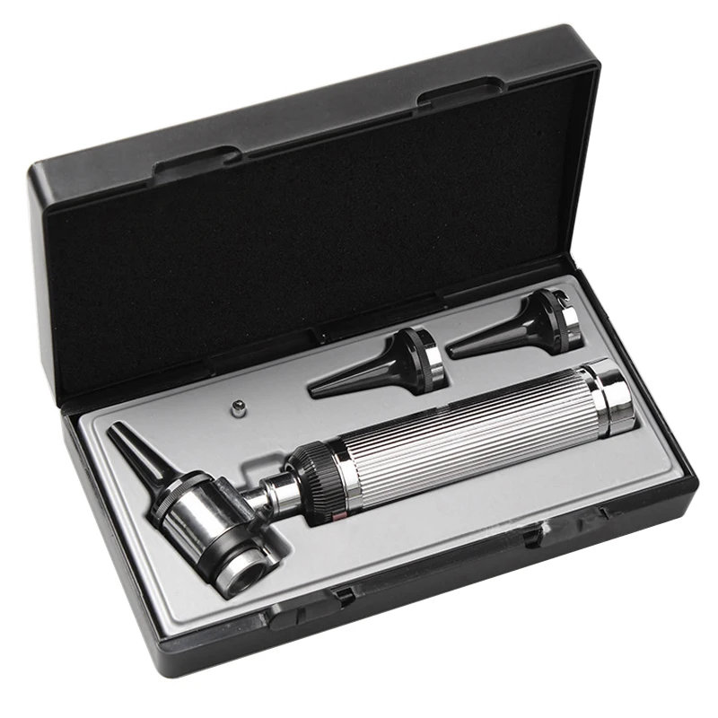

Classic Professional Physician Metal Medical ENT Kit Diagnostic Otoscope Kit Ear Care Direct Reading Ear Endoscope Otoscope