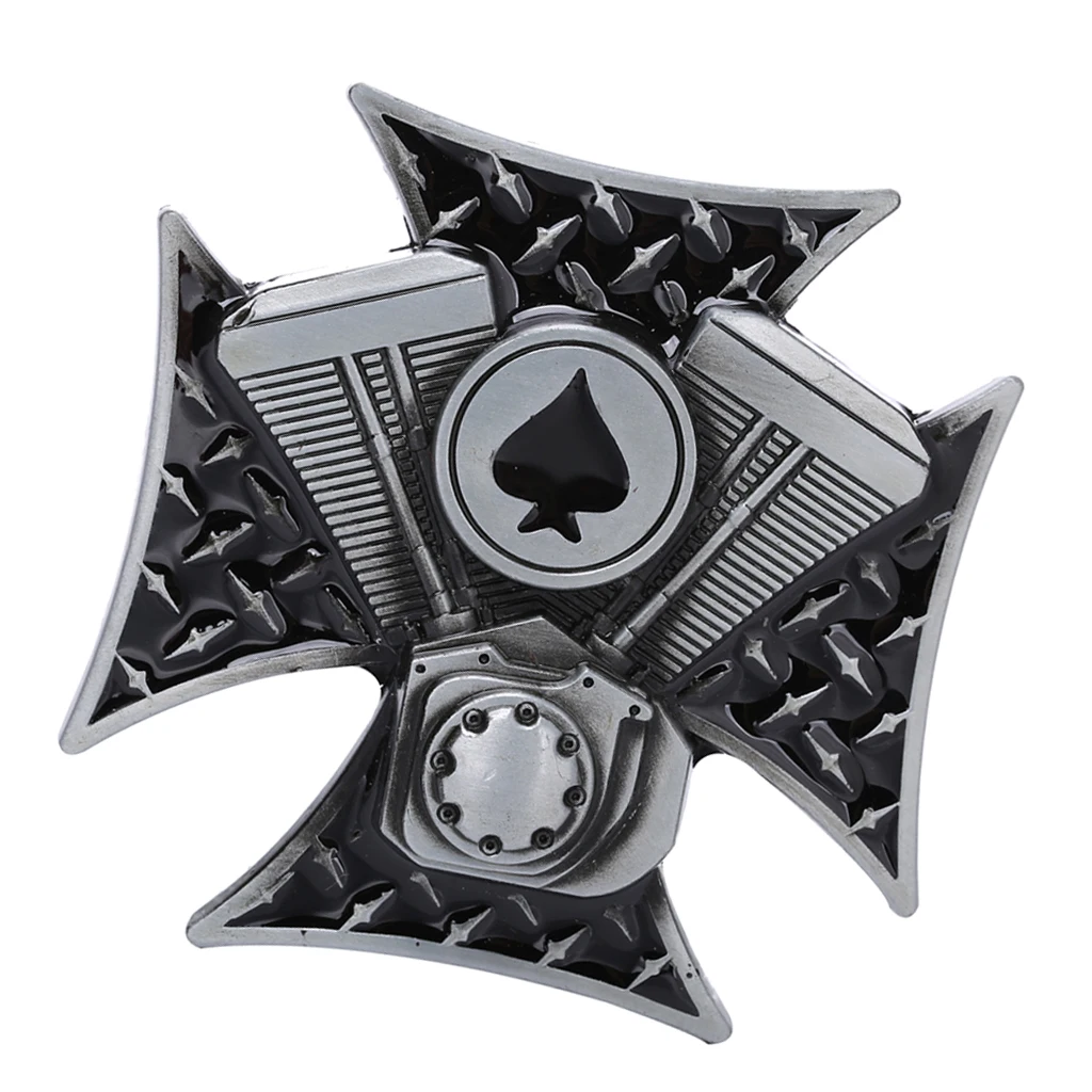 Vintage Western Cowboy Antique Alloy Metal Engraved Mens Jeans Belt Buckle