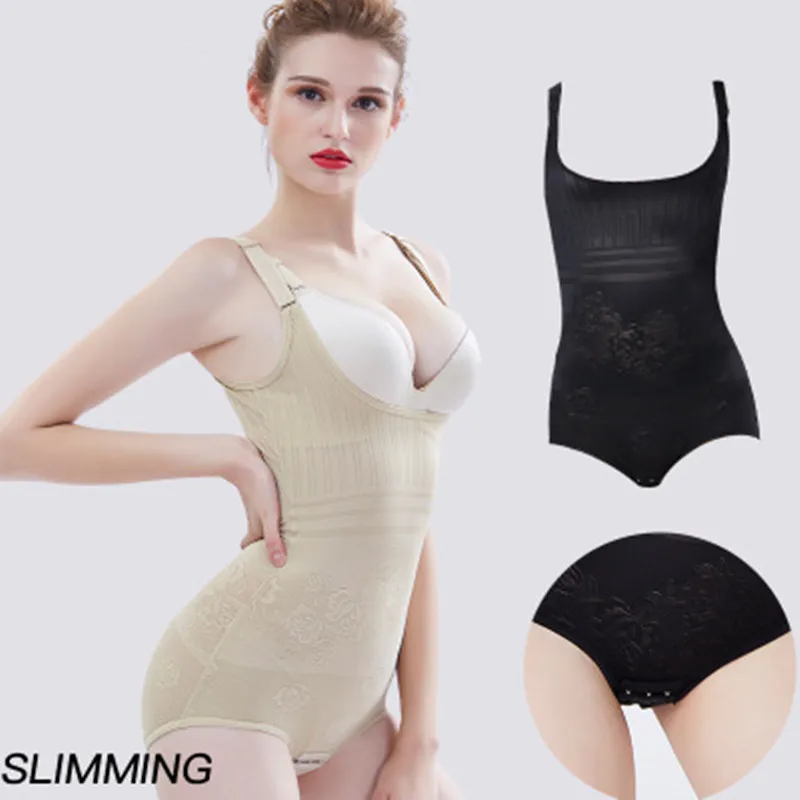 LKLiKe Black /Apricot Women Postpartum Slimming Underwear Shaper Recover Bodysuits Shapewear Waist Corset Girdle S138