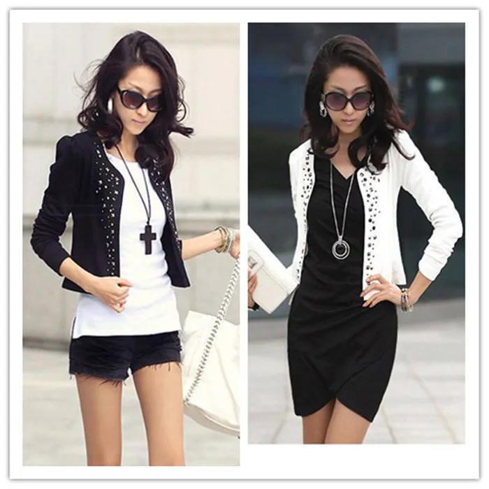 2015 Spring Hot sale style women Slim Small Sequins