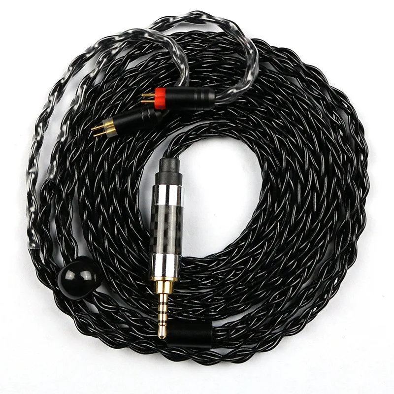 

Quality diy replacement headset upgrade cable balance 2.5mm plug 2 pin connector for KZ CTZ TFZ CCA TRN QKZ Kinera QT2 earphone