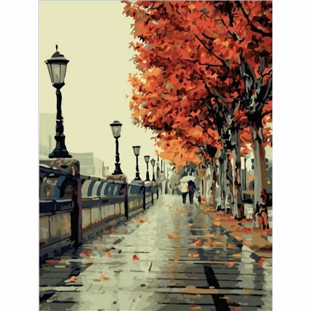 

DIY 5D Full Drill Diamond Painting Maple Couple Embroidery Cross Stitch Kit Rhinestone Mosaic Home Decor Craft Christmas