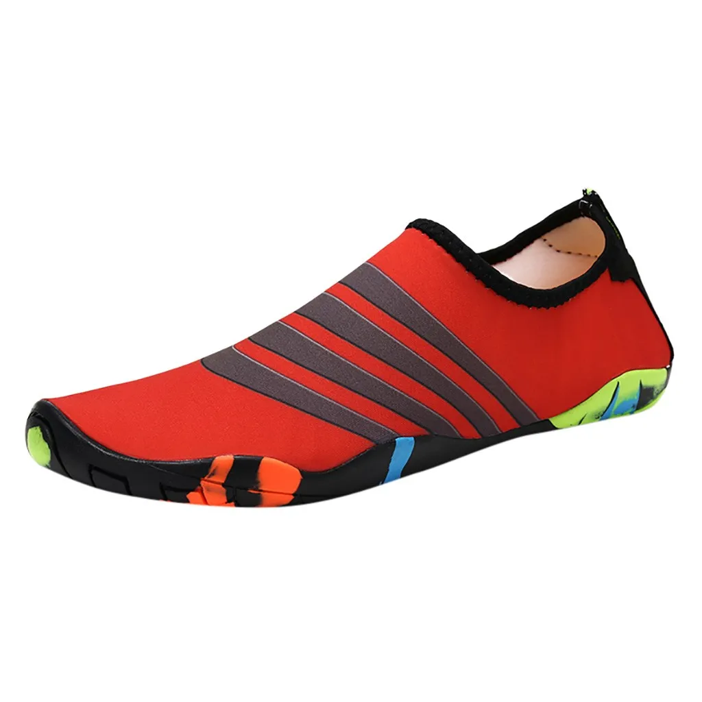 KLV/пара обуви; пляжная быстросохнущая обувь унисекс для плавания; Водонепроницаемая Обувь для плавания; быстросохнущая акваобувь;#25 - Цвет: Красный