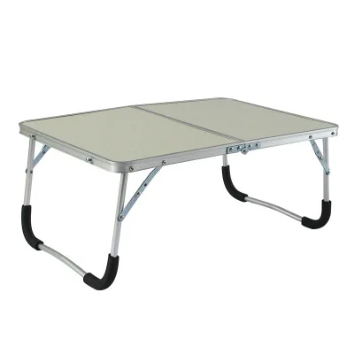 Picnic Simple mesa plegable Durable Portable aleación de aluminio barbacoa Mesa parque de senderismo Camping viajes al aire libre Ultra-ligero escritorio LY143