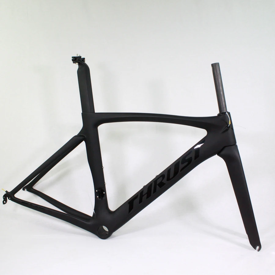Clearance THRUST Carbon Frame Bicycle Carbon Road Frame 46 49 52 54 56 58 T1000 Chinese Carbon Road Bike Frame Bicycle Parts 6