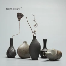 WIZAMONY, Новое поступление, европейские Стильные вазы, ретро кирпичная посуда, terra-cotta, Керамическая Современная столешница, ваза для цветов, для украшения дома