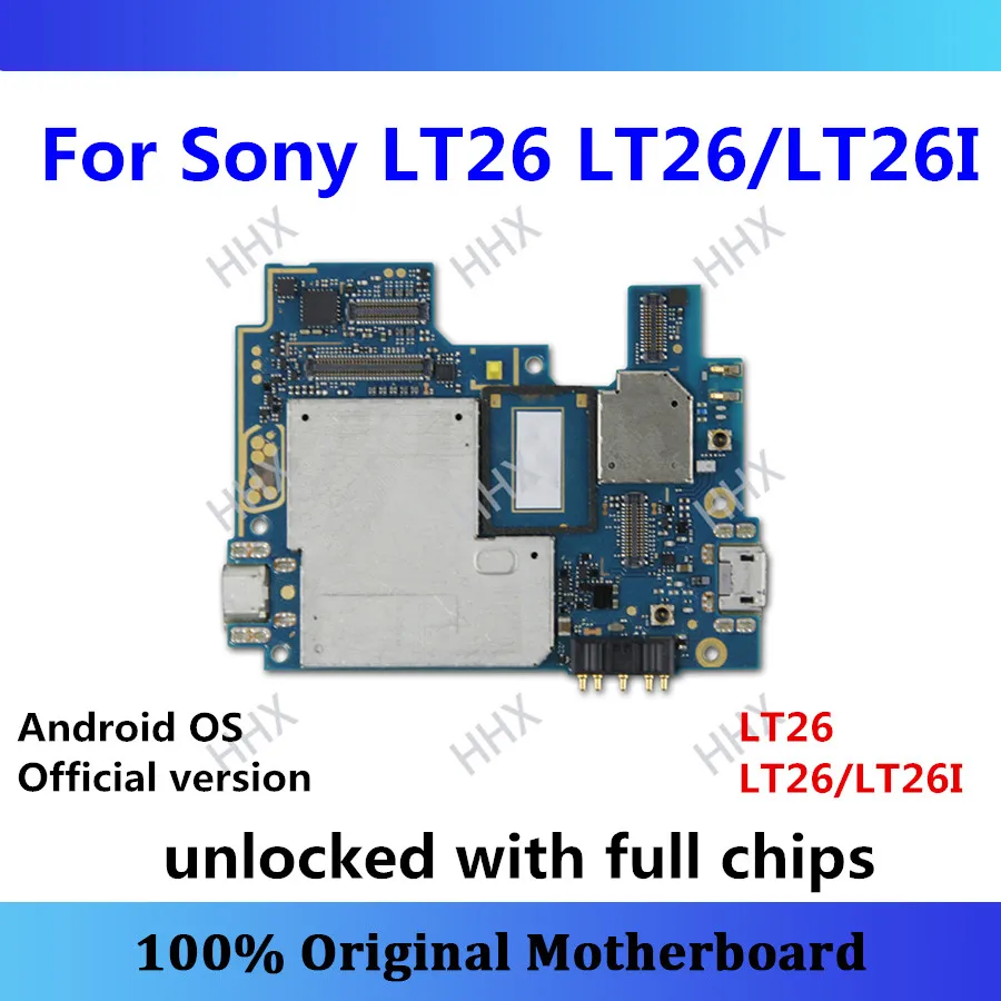 

Original MB unlocked for Sony Xperia LT26 LT26/LT26I motherboard with chip panel Android OS mainboard LT26 LT26/LT26I card/fee