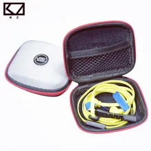 KZ Case for Headphones Earbud Hard Carrying Case Pouch Storage Bag SD Memory Card U Disk Box Square Zipper Earphones Accessories