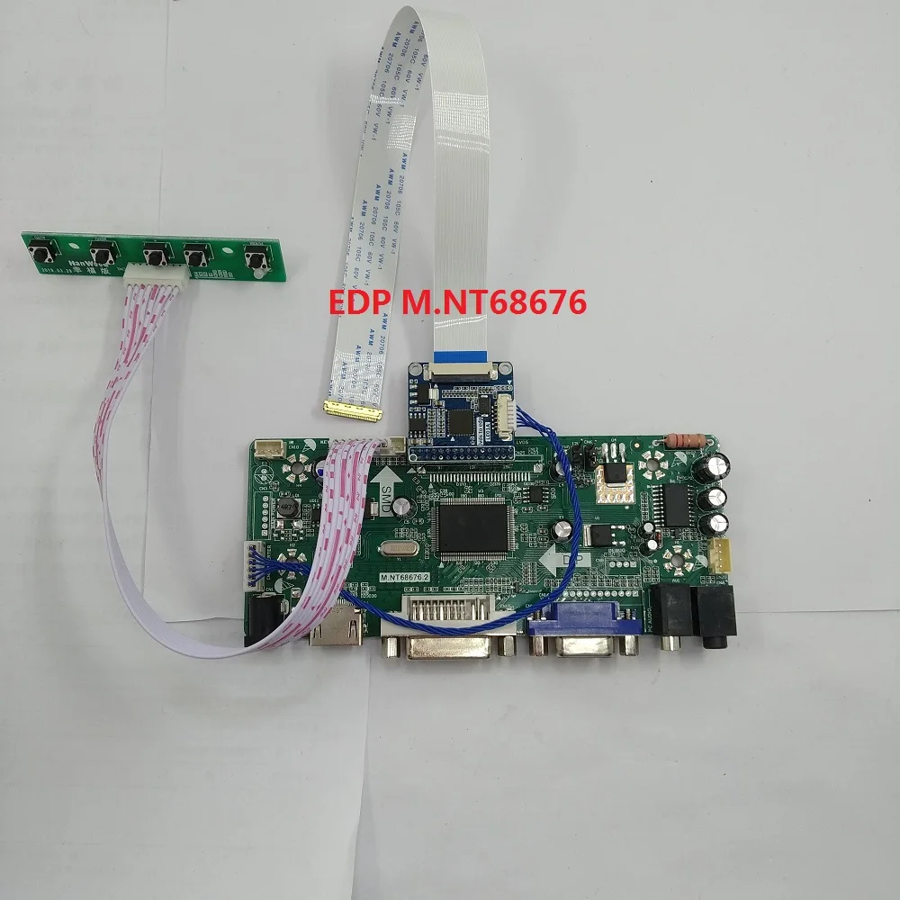 

kit for LP156WF4(SP)(F1) 1920X1080 LCD M.NT68676 30pin EDP 15.6" LED LG display Panel Screen DVI 60Hz Controller board HDMI VGA