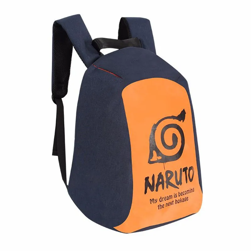 

New Anime Naruto Ninja Next Hokage Backpack Bag Anti Theft School Rucksack Student Book Bag Cosplay For 14 Inch Laptop