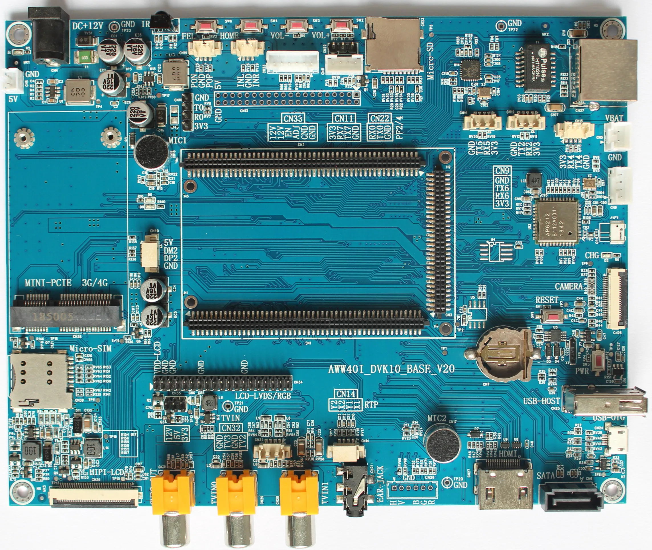 Для A40I_V40_T3/с открытым исходным кодом отладочная плата/макетная плата/патч-форма для булавок/Поддержка настройки под индивидуальные нужды развития