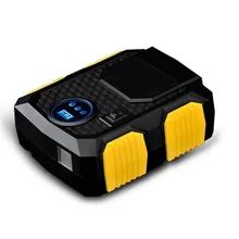 Portable 100PSI Vehicle Mounted Inflator Pump 22 Cylinder Automobile Belt Lamp Tyre Pump Emergency Digital Display Indicator