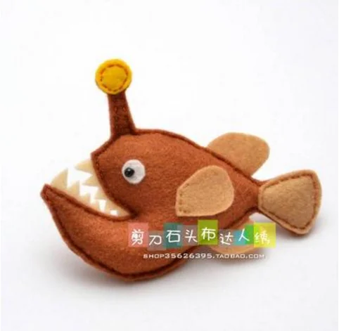 DIY underwater world marine animals Fabric Felt kit Non-woven cloth Craft DIY Sewing set Handwork Material needlework suppl