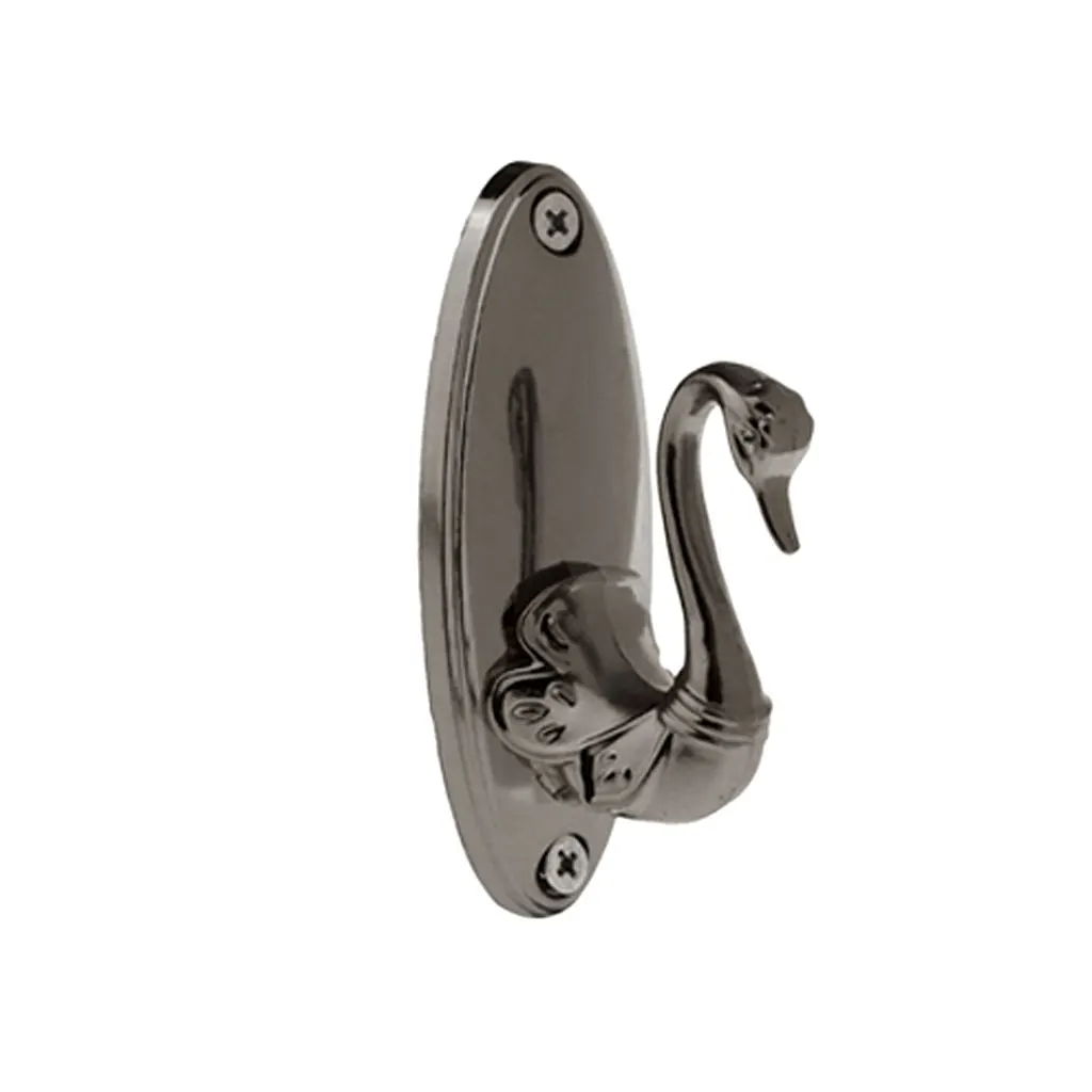 Pair Of Retro Black Metal Curtain Holdback Wall Tieback Hooks Hanger Holders | Дом и сад