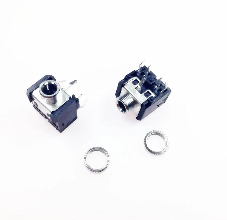 

10pcs PJ306 PJ-306 3.5mm Female Audio Connector 5 Pin DIP Stereo Headphone Jack Free Shipping