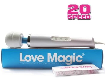 

Love Magic 20 Speed Magic Wand Massager G-spot Vibrators,Powerfull Vibration AV Vibrator All Plugs Free by DHL 50pcs