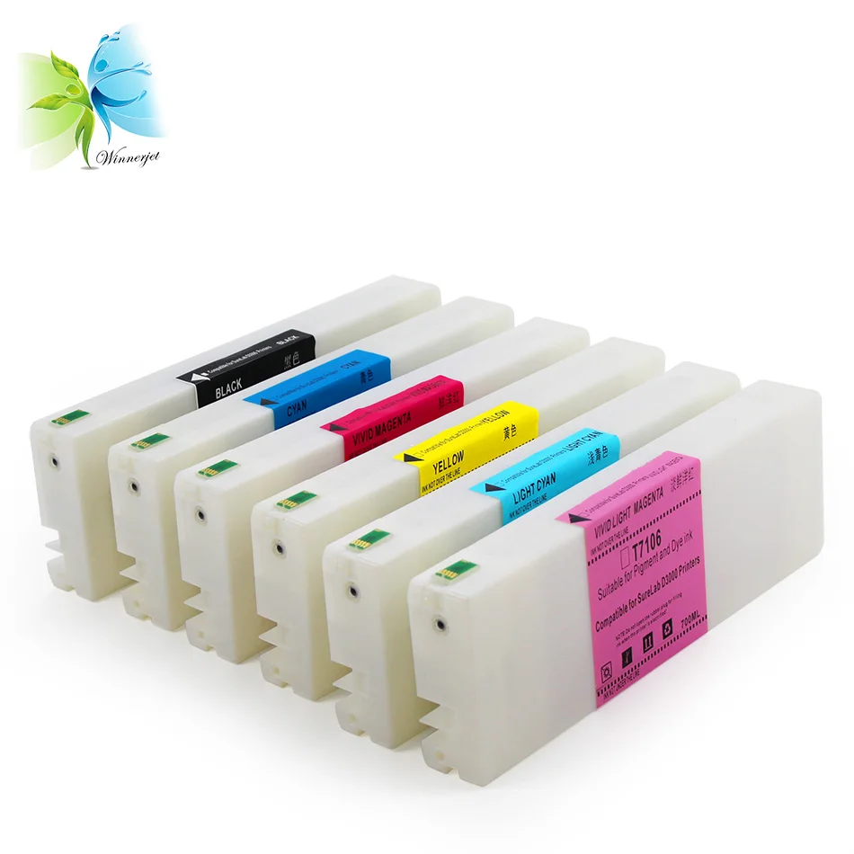 Winnerjet prefilled ink cartridge with uv dye ink for Epson SureLab