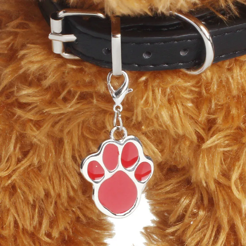 

6 colors Pet Jewelry Cat dog collar pendant tags Necklace Collar Puppy identity collar accessory