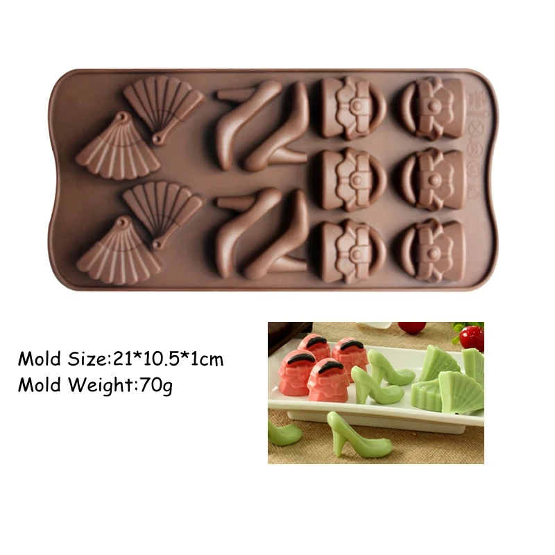 Новая силиконовая форма для шоколада, 29 форм, инструменты для изготовления шоколадных конфет, антипригарная форма для торта, желе, 3D форма для украшения - Цвет: B0028