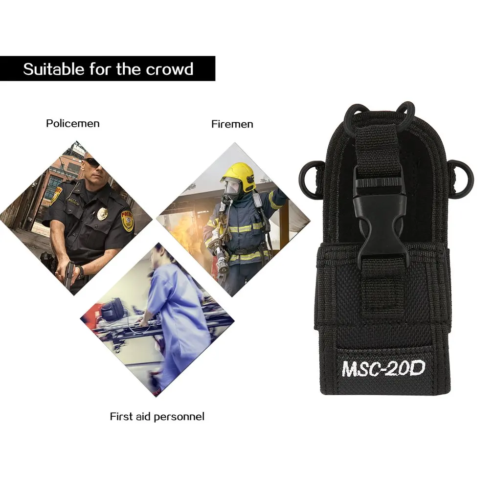 MSC-20D Radio Case Holder for Baofeng UV3R+Plus Puxing PX-777 Plus PX888 K A194 for Most of Interphones dropshipping hot cheap