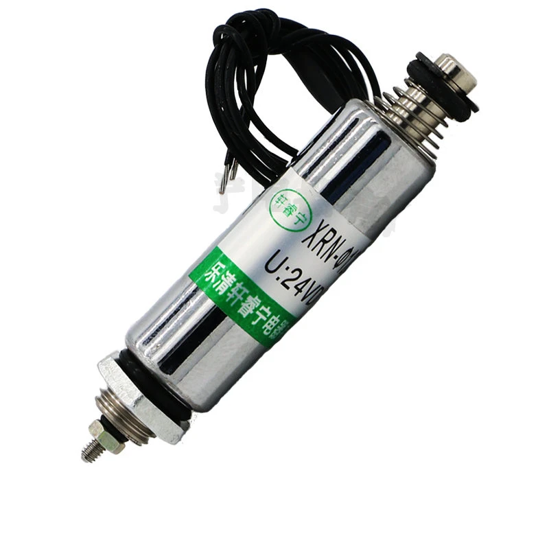 cylindrical small electromagnet solenoid push-pull type XRN-12X36TL 20W Stroke 6mm suction 50g holding force 120g DC 12V 24V LF1 |