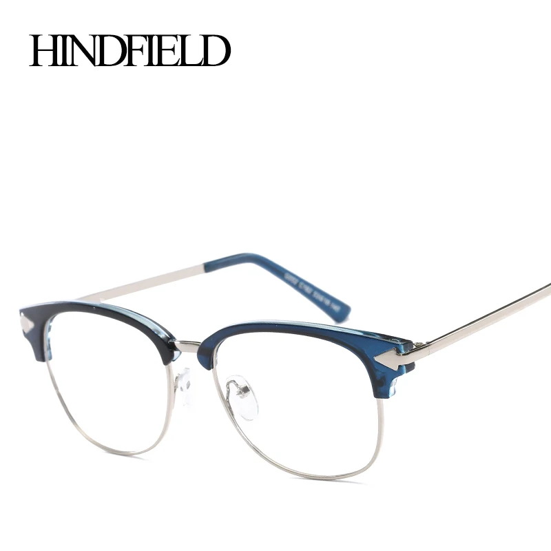 HINDFIELD Luxury Half Frame TR90 Optical Glasses Frame Retro Arrow Eye