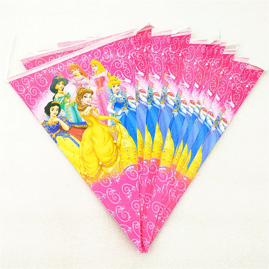 

2.5m Ariel/Snow White/Belle/Cinderella/Jasmine/Aurora Princess Banner Flag Baby Shower Birthday Party Supplies Decoration Favor