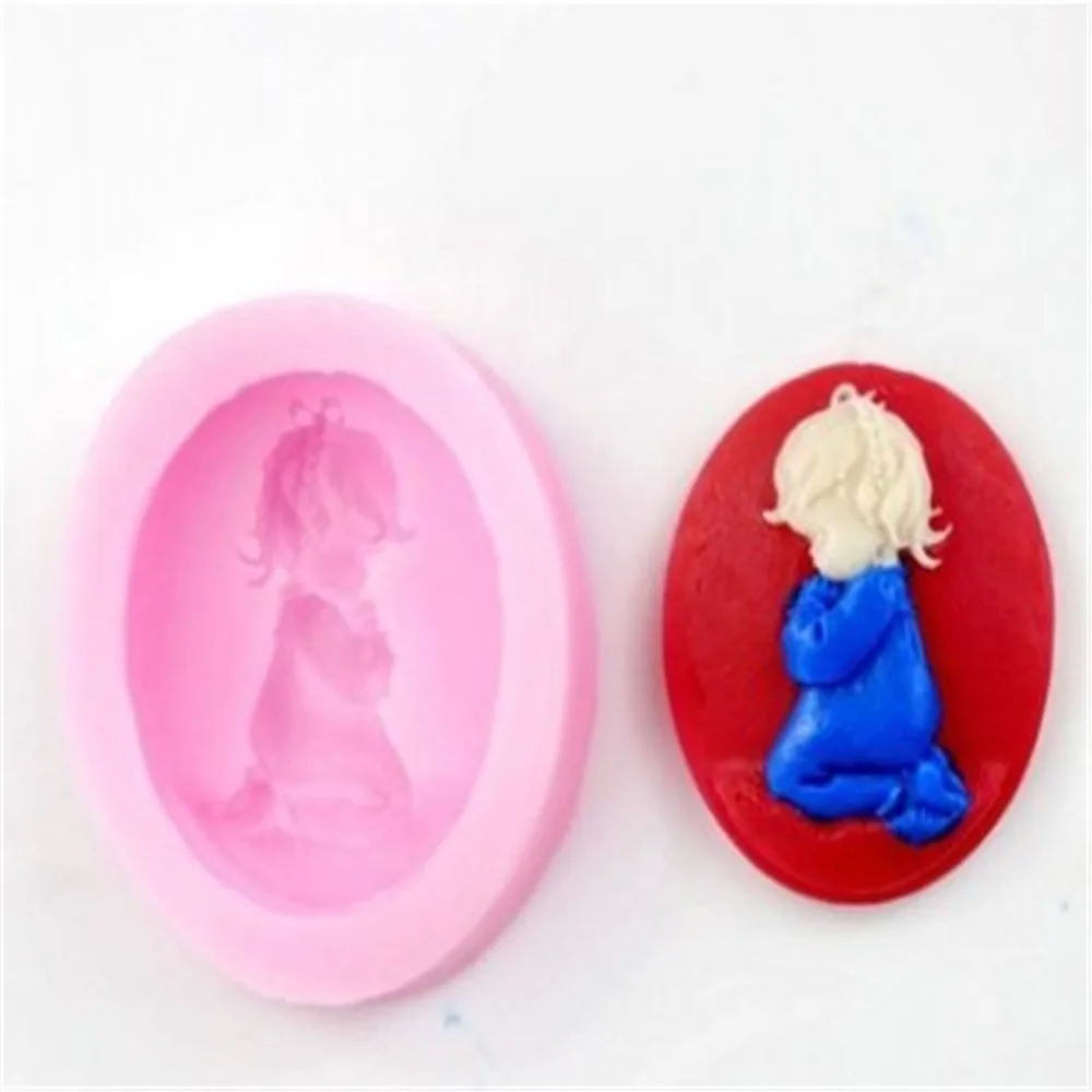 1Pcs Baby Shower Silicone Mould Fondant Kitchen DIY Cake Mold For