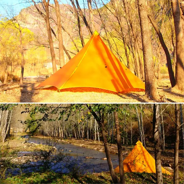 Special Price Ultralight 860g Camping Tent 4-Person Outdoor 20D Nylon Both Sides Silicon Coating Rodless Pyramid Large Tent Camping 4 Season Special Price Ultralight 860g Camping Tent 4-Person Outdoor 20D Nylon Both Sides Silicon Coating Rodless Pyramid Large Tent Camping 4 Season