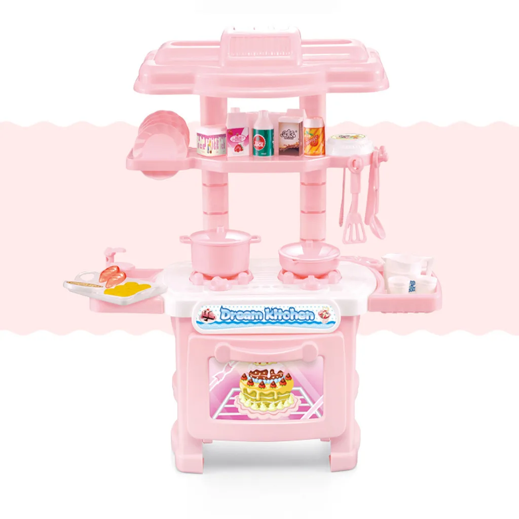 

Kitchen toy 2019 TOP GIRL Toys Cooking Kitchen Kids Mini Playset Dollhouse Children Toy 5.14