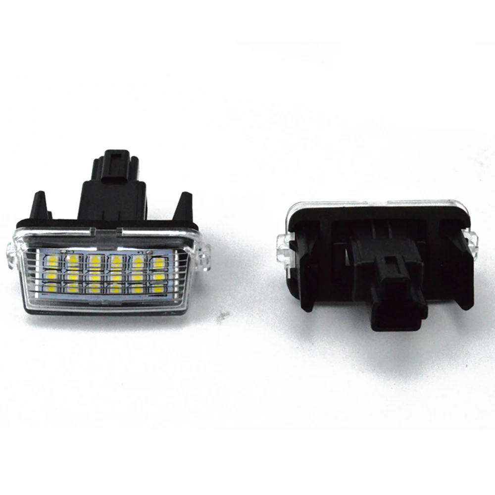 

2pc 18 LED emergency light Bright White License Plate Light Lamp Car SMD LEDs for Toyota Camry 2012-16 COROLLA 14-16/YARISL