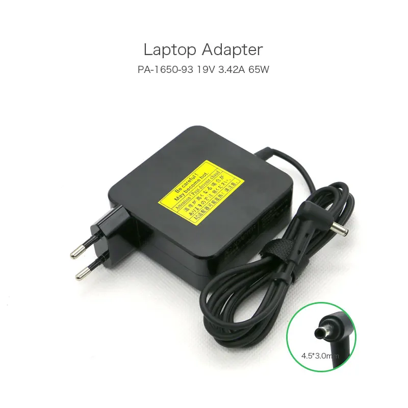 Подлинная 65W 19V 3.42A ЕС ноутбук Мощность адаптер для ноутбука ASUS PU550 PU550CA PU401 PU401LA