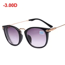 WarBLade новые готовые очки для близорукости черная оправа металлические очки линзы прицельные Рецептурные очки-1-1,5-2-2,5-3-3,5-4