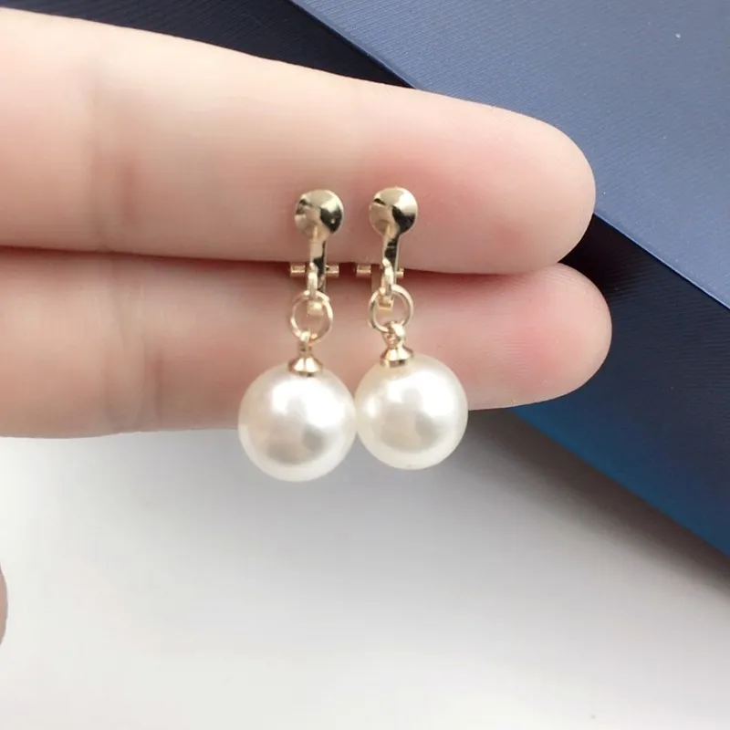 Personal Flower elegant Lady Dangle No Pierce Jewelry Body Clips