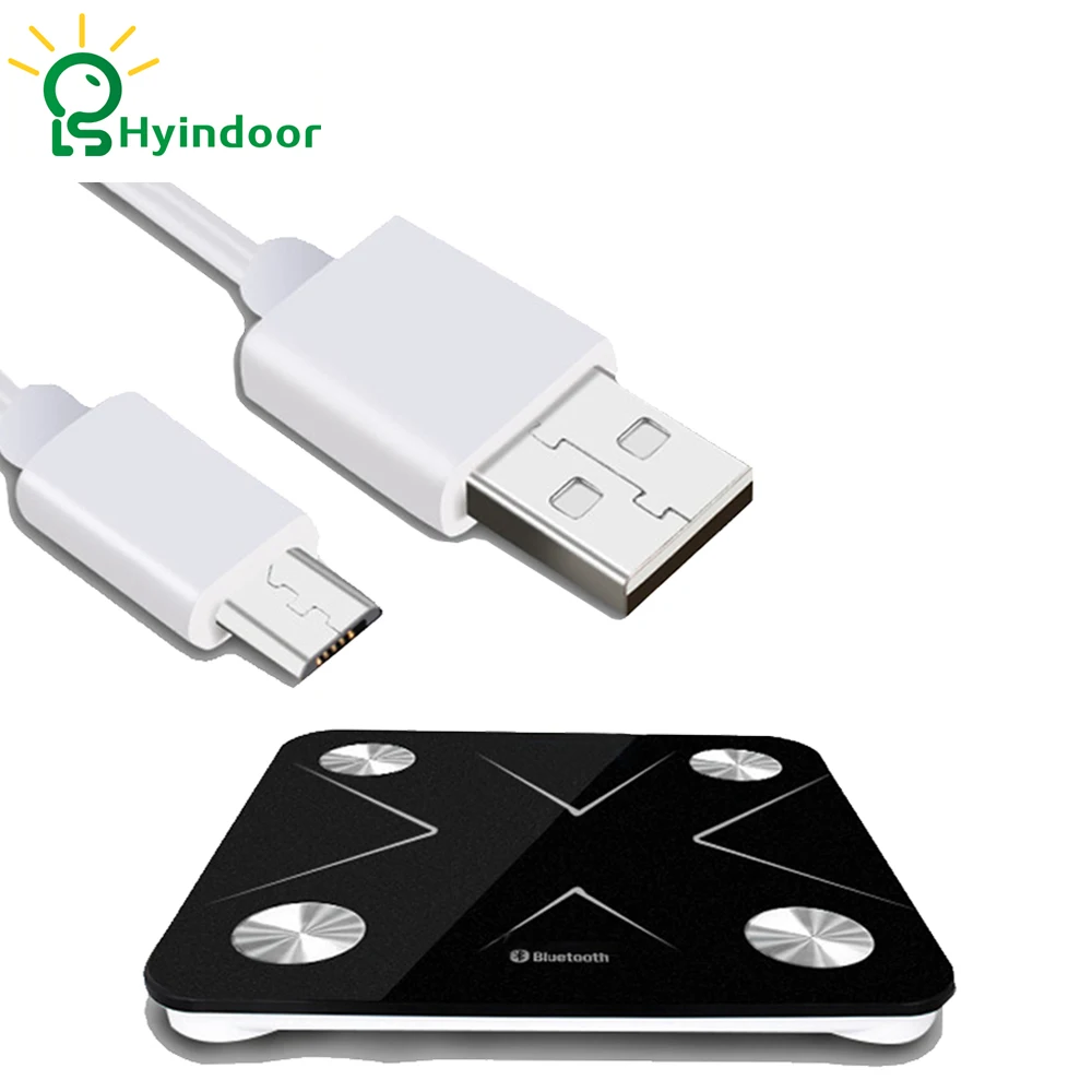 

3 - 180kg Bluetooth Smart Body Fat Calorie Test LED Digital USB Charging Weight Scale Bathroom Electronic Weighing Pesa Balance