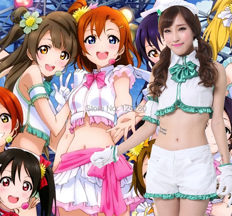 Милый Хэллоуин! Костюм для косплея из мультфильма Хонока Love live минами Котори и