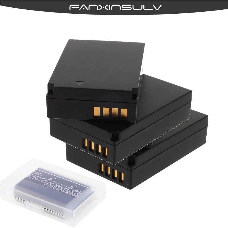 3 шт. LP-E12 LPE12 LP E12 аккумулятор True capaci + батарейных отсека для Canon EOX-M M2 M10 M50 M100 100D Kiss X7
