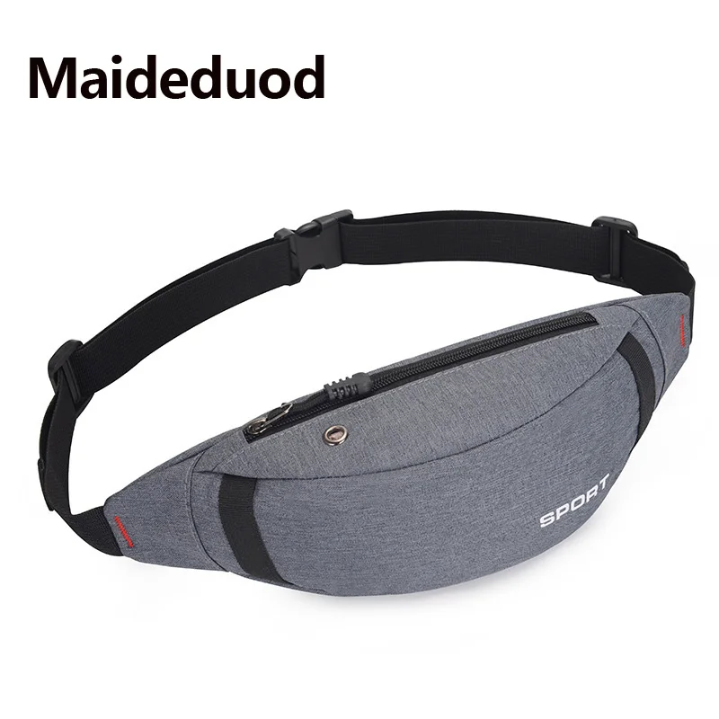 

Maideduod New Men Casual Waist Pack Bag Brand Canvas Shoulder Fanny Pack Women Belt Bag Pouch Money Phone Bum Hip Bag 8 Colors