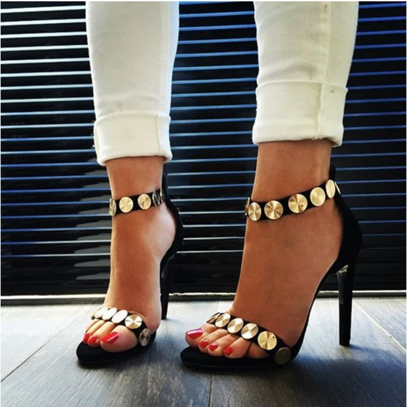 

2019 Fashion Summer Women 11.5cm High Heels Strap Platform Sandals Female Fetish Gladiator Glitter Shoes Lady Stripper Pumps
