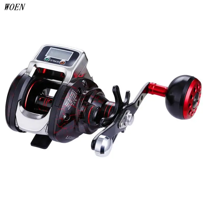 

LS3000 type digital display Baitcasting Reels Metal wire cup Sea fishing Water droplets wheel High-strength engineering plastic
