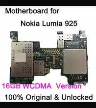 16GB good Work before shipping unlocked Original Motherboard Nokia For Nokia Lumia 925 motherboard WCDMA Logic
