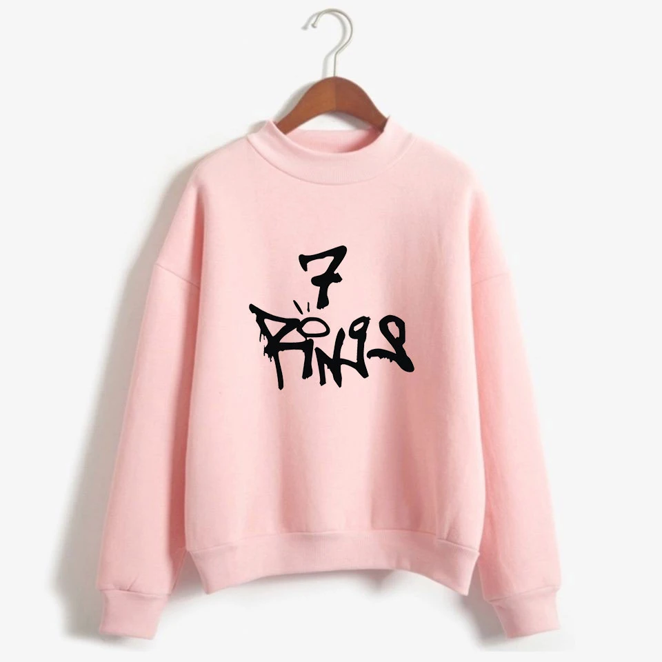 

Ariana Grande Sweatshirts Pullover Winter Long Sleeve Crewneck Tops Hoodies Fashion Harajuku Oversized Sweatshirts Thank U Next