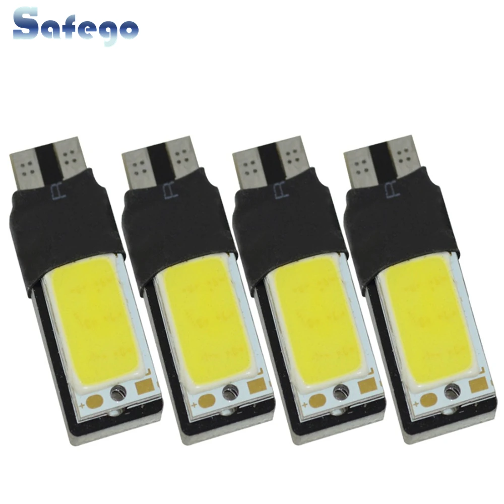 

4 pcs T10 LED 194 168 W5W High Quality COB Interior Bulb Light Parking Backup Brake Lamps Cars Auto Led Bulb White 6000k