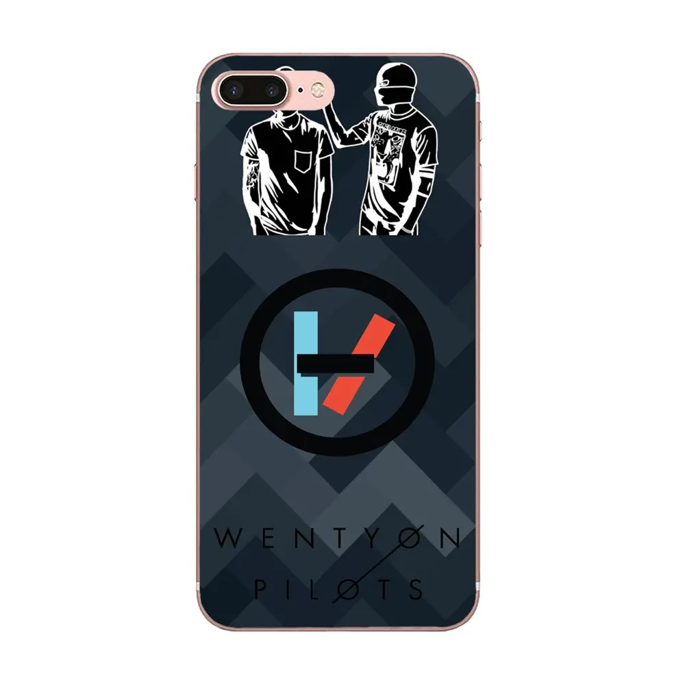 Мягкий ТПУ протектор с логотипом Twenty One Pilots для Galaxy J1 J2 J3 J330 J4 J5 J6 J7 J730 J8 2015 2016 2017 2018