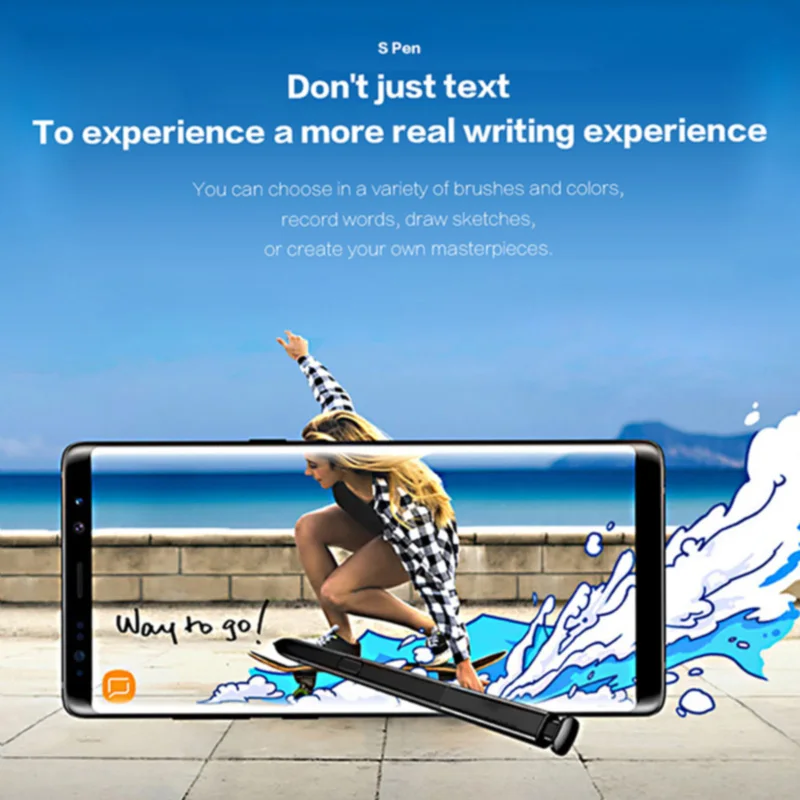 Для Samsung Galaxy Note 8 Pen Active Stylus S стилус для сенсорного экрана Caneta оригинальный