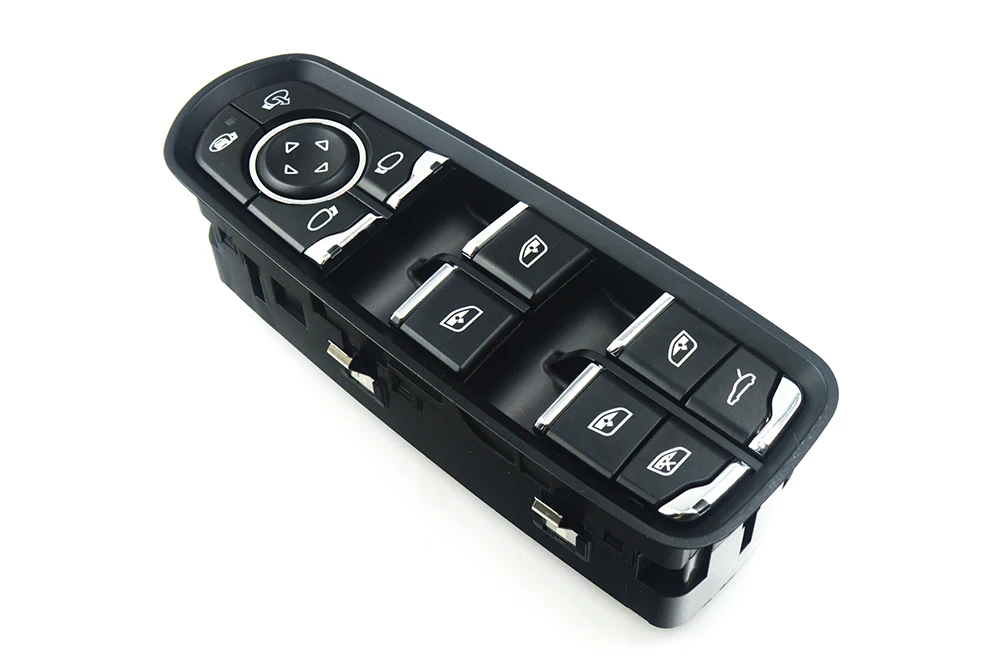 Главный переключатель передней двери окна кнопка управления для Porsche Panamera Cayenne Macan 2011- OEM: 7PP959858AEML, 7PP 959 858A