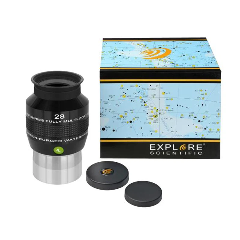 New Explore Scientific Eyepiece 68 degree Extreme Wide Field Waterproof 1.25inch 28mm Argon-Purged New Explore Scientific Eyepiece 68 degree Extreme Wide Field Waterproof 1.25inch 28mm Argon-Purged