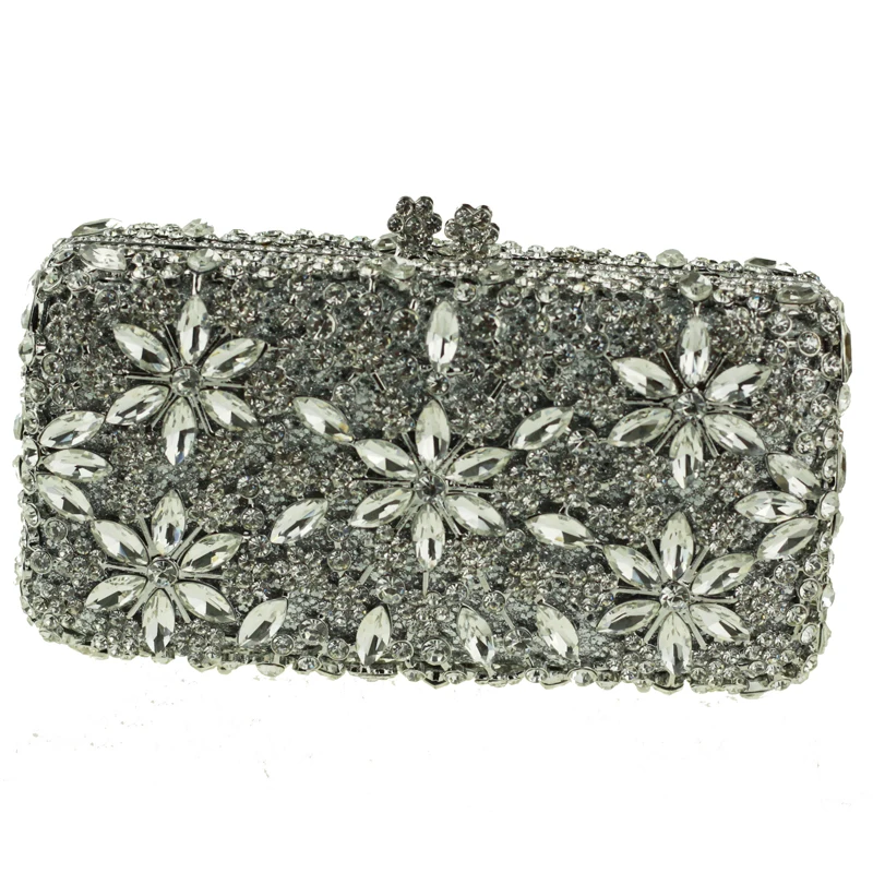 2016 Women Brand Clutch Bag Square Famous Female Designer Handbags Boxed Clutch with Chain